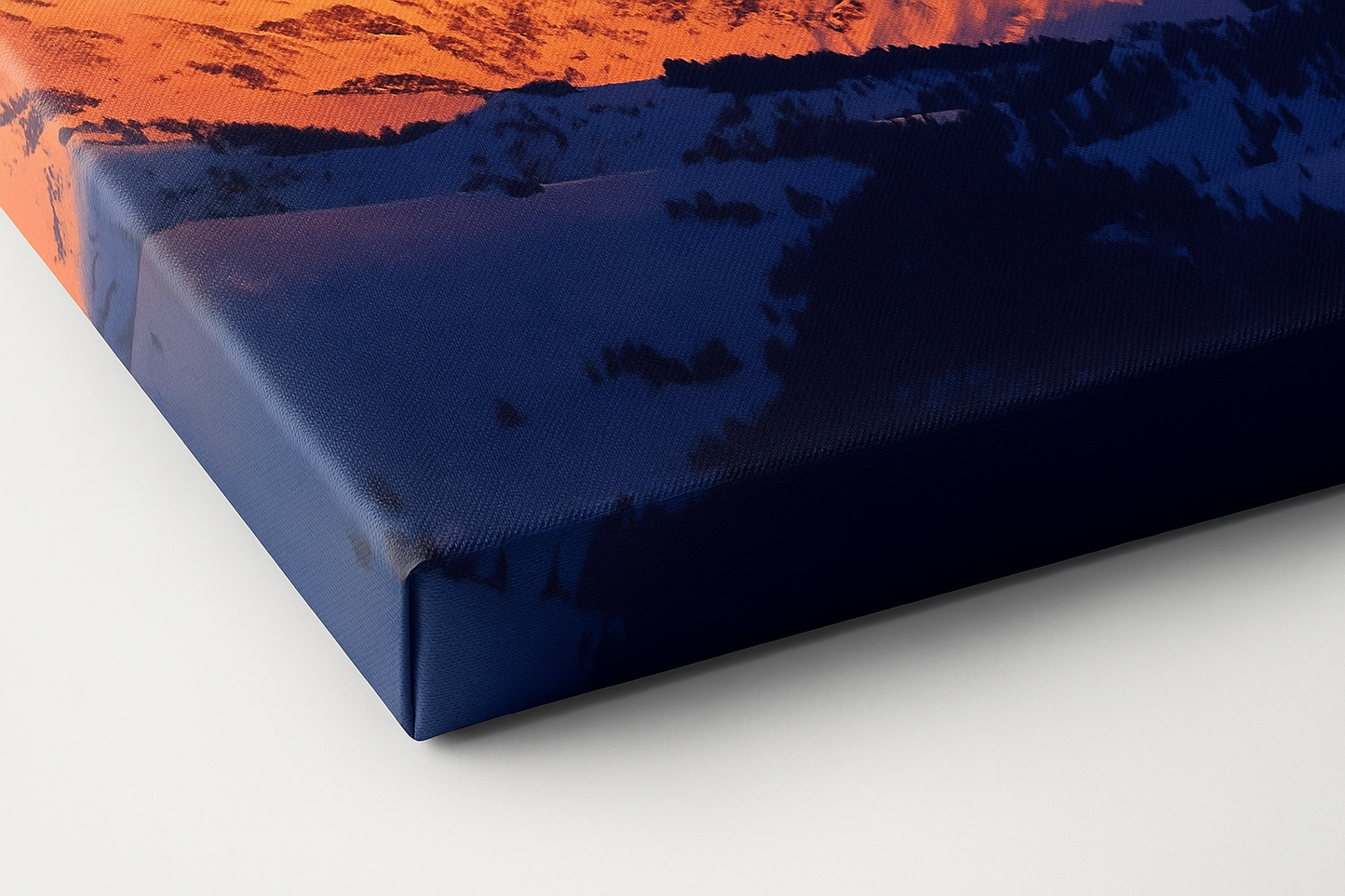 40" x 72" Gallery Wrapped Canvas - Grand Teton Moonrise